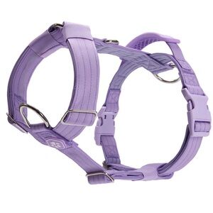 ITEM NO. 64: Lavender/Lilac Adjustable Dog Harness W/Leash & Poop Bag Holder